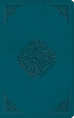 Esv Thinline Bible Trutone Charcoal Celtic Cross Design Lifeway