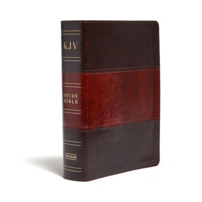 KJV Study Bible, Saddle Brown LeatherTouch