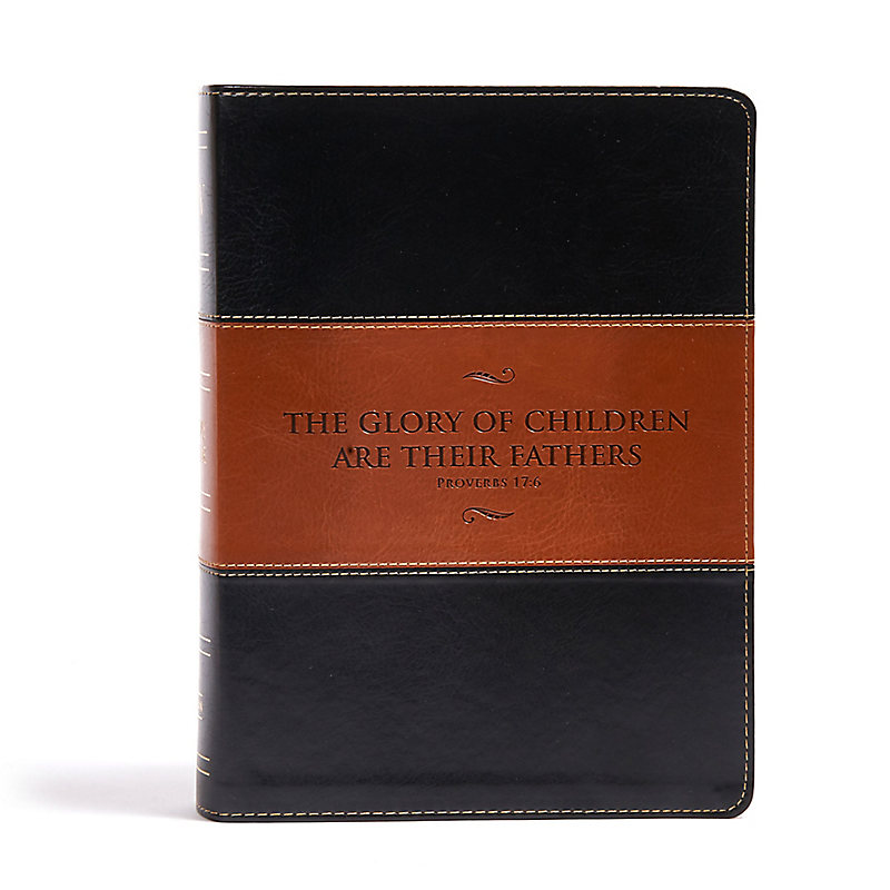 KJV Study Bible, Father's Edition Black/Tan LeatherTouch