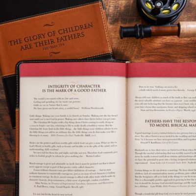 KJV Study Bible, Father's Edition Black/Tan LeatherTouch