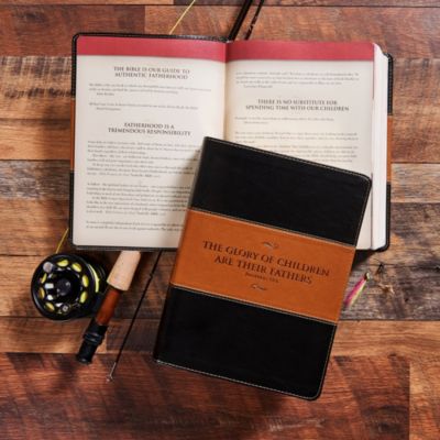 KJV Study Bible, Father's Edition Black/Tan LeatherTouch