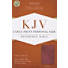 KJV Large Print Personal Size Reference Bible, Pink LeatherTouch