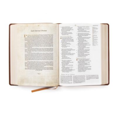 CSB Tony Evans Study Bible, British Tan LeatherTouch