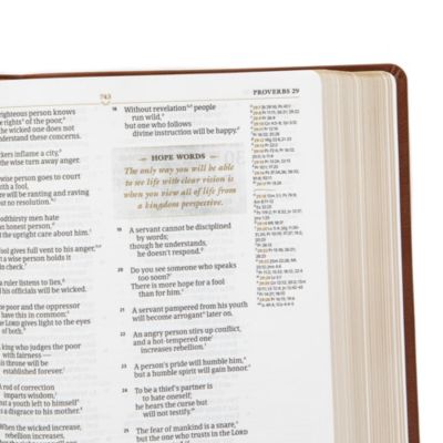 CSB Tony Evans Study Bible, British Tan LeatherTouch