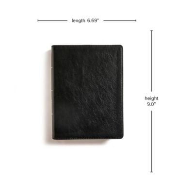CSB Tony Evans Study Bible, Black Genuine Leather