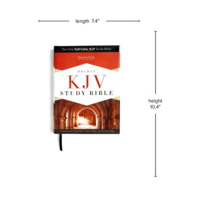 KJV Study Bible Large Print Edition, Hardcover