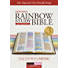 KJV Rainbow Study Bible, Brown/Pink LeatherTouch, Indexed