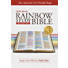 KJV Rainbow Study Bible, Jacketed Hardcover, Indexed