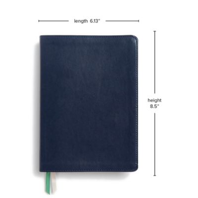 CSB She Reads Truth Bible, Navy LeatherTouch