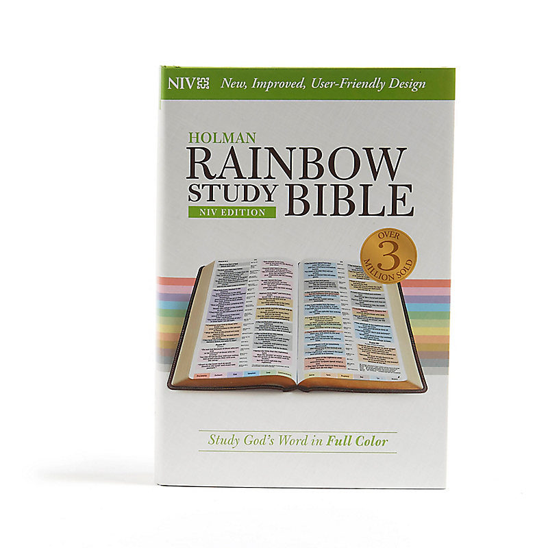 NIV Rainbow Study Bible, Jacketed Hardcover