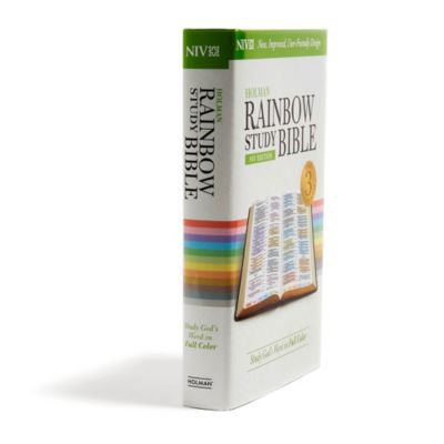 NIV Rainbow Study Bible, Jacketed Hardcover Indexed