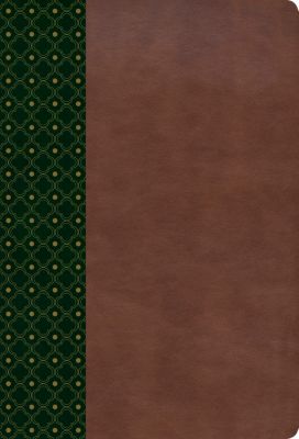 RVR 1960 Biblia de Estudio Scofield, verde oscuro/castaño símil piel