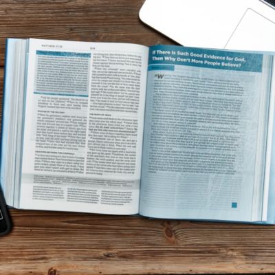 CSB Apologetics Study Bible for Students, Blue Hardcover
