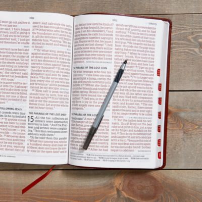 CSB Super Giant Print Reference Bible, Brown LeatherTouch, Indexed