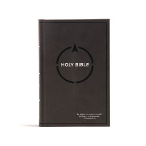 CSB Drill Bible, Gray LeatherTouch Over Board