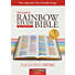 KJV Rainbow Study Bible, Maroon LeatherTouch