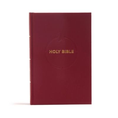 CSB Pew Bible, Garnet Hardcover | Lifeway