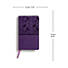 CSB Large Print Personal Size Reference Bible, Purple LeatherTouch, Indexed