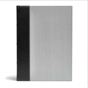 CSB Study Bible, Gray/Black Cloth Over Board
