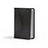 CSB Large Print Compact Reference Bible, Charcoal LeatherTouch