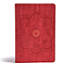 CSB Essential Teen Study Bible, Red Flower Cork LeatherTouch
