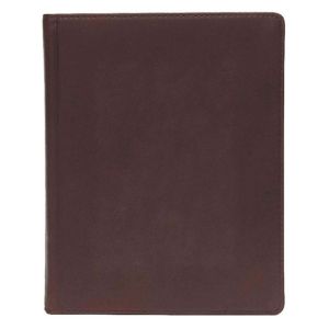 CSB Notetaking Bible, Brown Genuine Leather-Over-Board