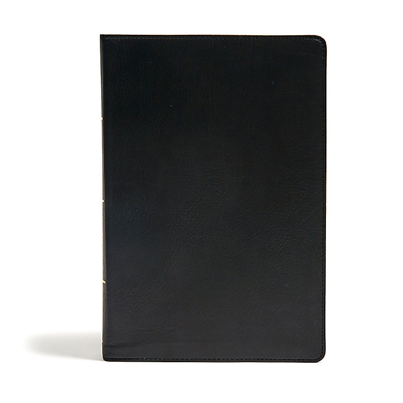 CSB Super Giant Print Reference Bible, Black LeatherTouch