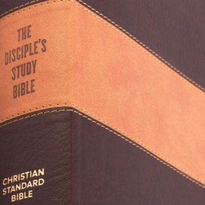 CSB Disciple's Study Bible, Brown/Tan LeatherTouch