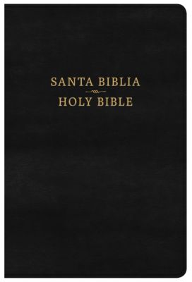 RVR 1960/CSB Biblia bilingüe, negro imitación piel