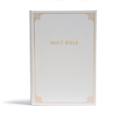 white holy bible cover