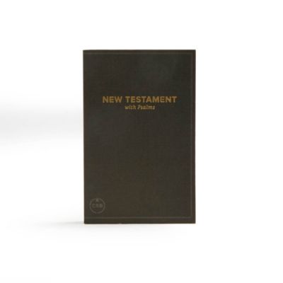 CSB Pocket New Testament with Psalms, Black Trade Paper Lifeway