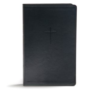 CSB Everyday Study Bible, Black LeatherTouch