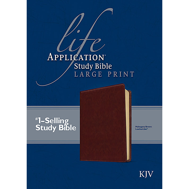 Life Application Study Bible KJV, Large Print