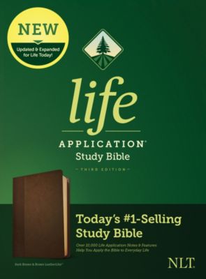 NLT Life Application Study Bible, Third Edition, Simulated Leather, Dk Brown/Brown