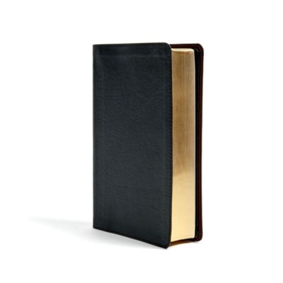 CSB Single-Column Personal Size Bible, Black LeatherTouch