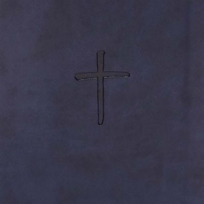 CSB Compact Bible, Navy LeatherTouch, Value Edition