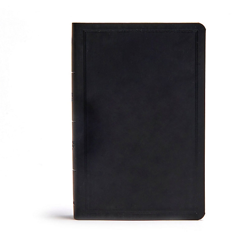 CSB Deluxe Gift Bible, Black LeatherTouch