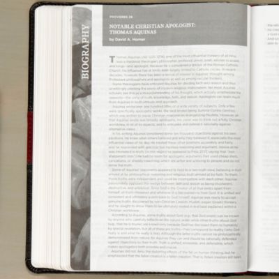 KJV Apologetics Study Bible, Black/Red Leathertouch