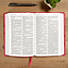 KJV Large Print Personal Size Reference Bible, Pink Leathertouch