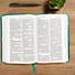 KJV Large Print Personal Size Reference Bible, Teal Leathertouch