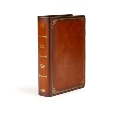 CSB Ancient Faith Study Bible, Tan LeatherTouch