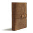 CSB Legacy Notetaking Bible, Tan Genuine Leather with Strap