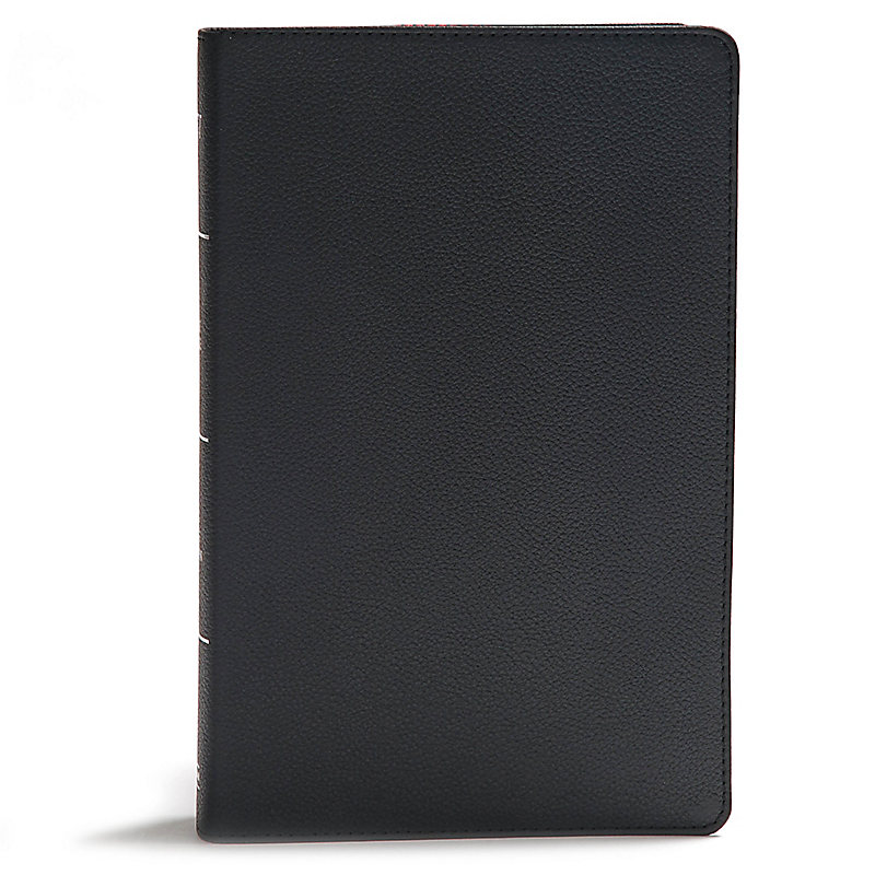 KJV Giant Print Reference Bible, Black Genuine Leather