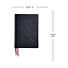 KJV Super Giant Print Reference Bible, Black Genuine Leather, Indexed
