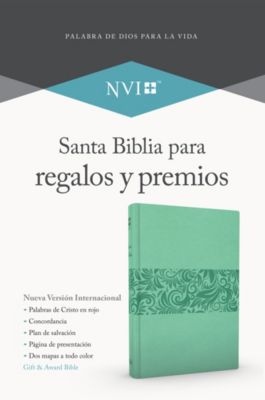 NVI Biblia para Regalos y Premios, azul turquesa símil piel