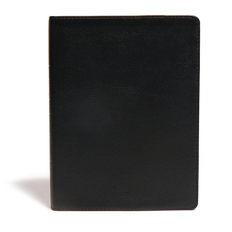 CSB Life Essentials Interactive Study Bible, Black Genuine Leather, Indexed