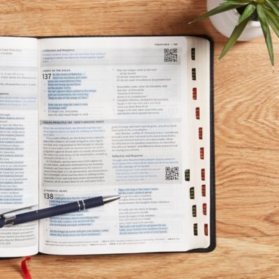 CSB Life Essentials Interactive Study Bible, Black Genuine Leather, Indexed