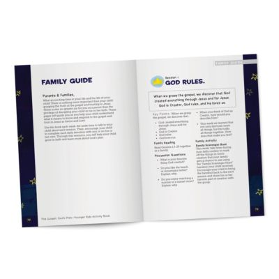 The Gospel: God's Plan for Me - Younger Kids Activity Book