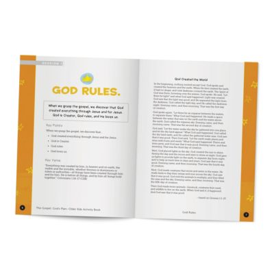 The Gospel: God's Plan for Me - Older Kids Activity Book
