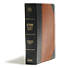 CSB Study Bible, Black/Brown LeatherTouch, Indexed